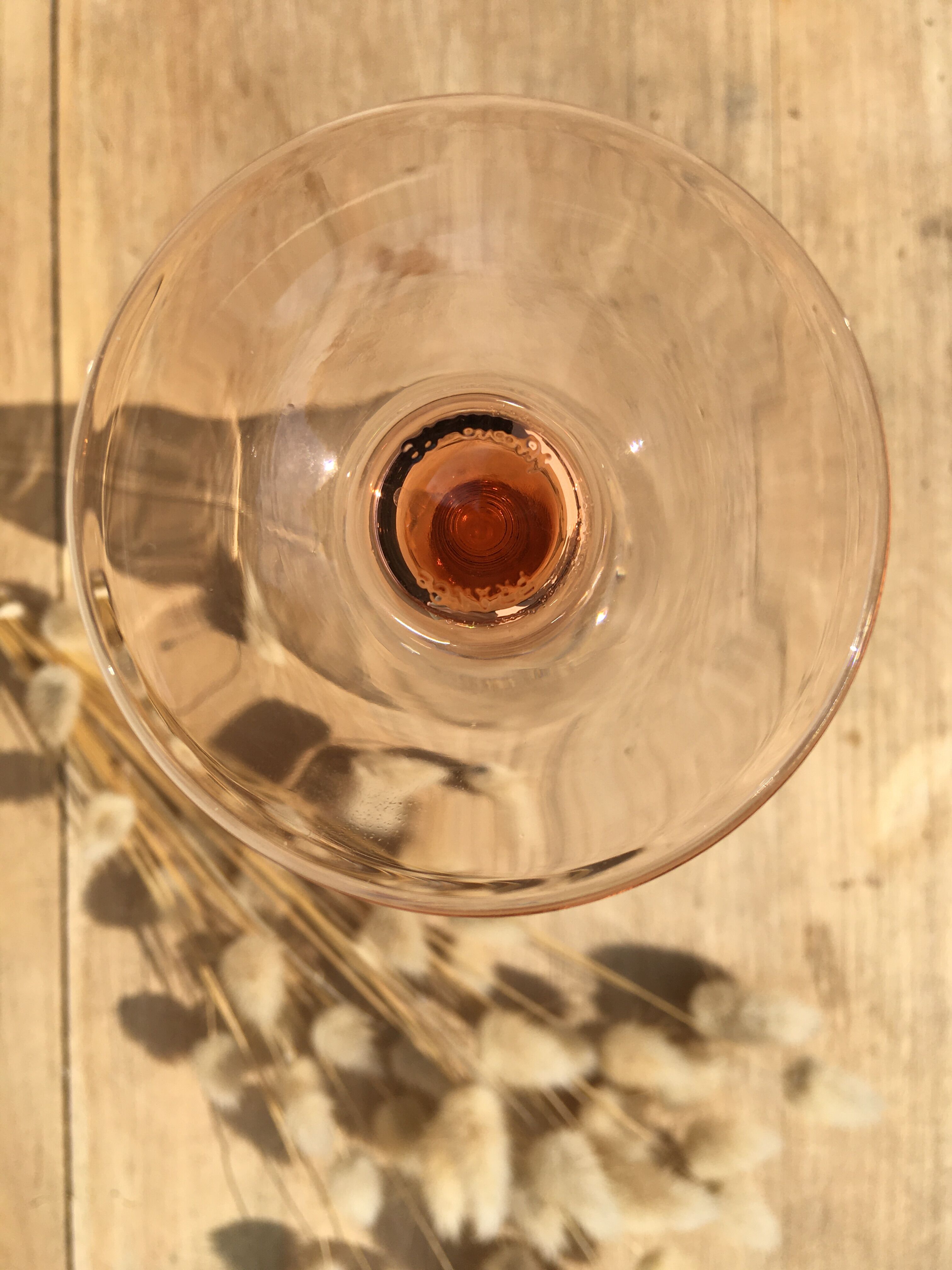 Champagne flutes Luminarc pink foot