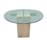 Table basse travertin Artedi 1970