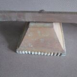 Antique gold metal firewall