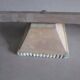 Antique gold metal firewall