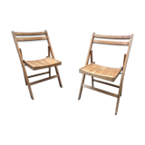 Pair of folding chairs