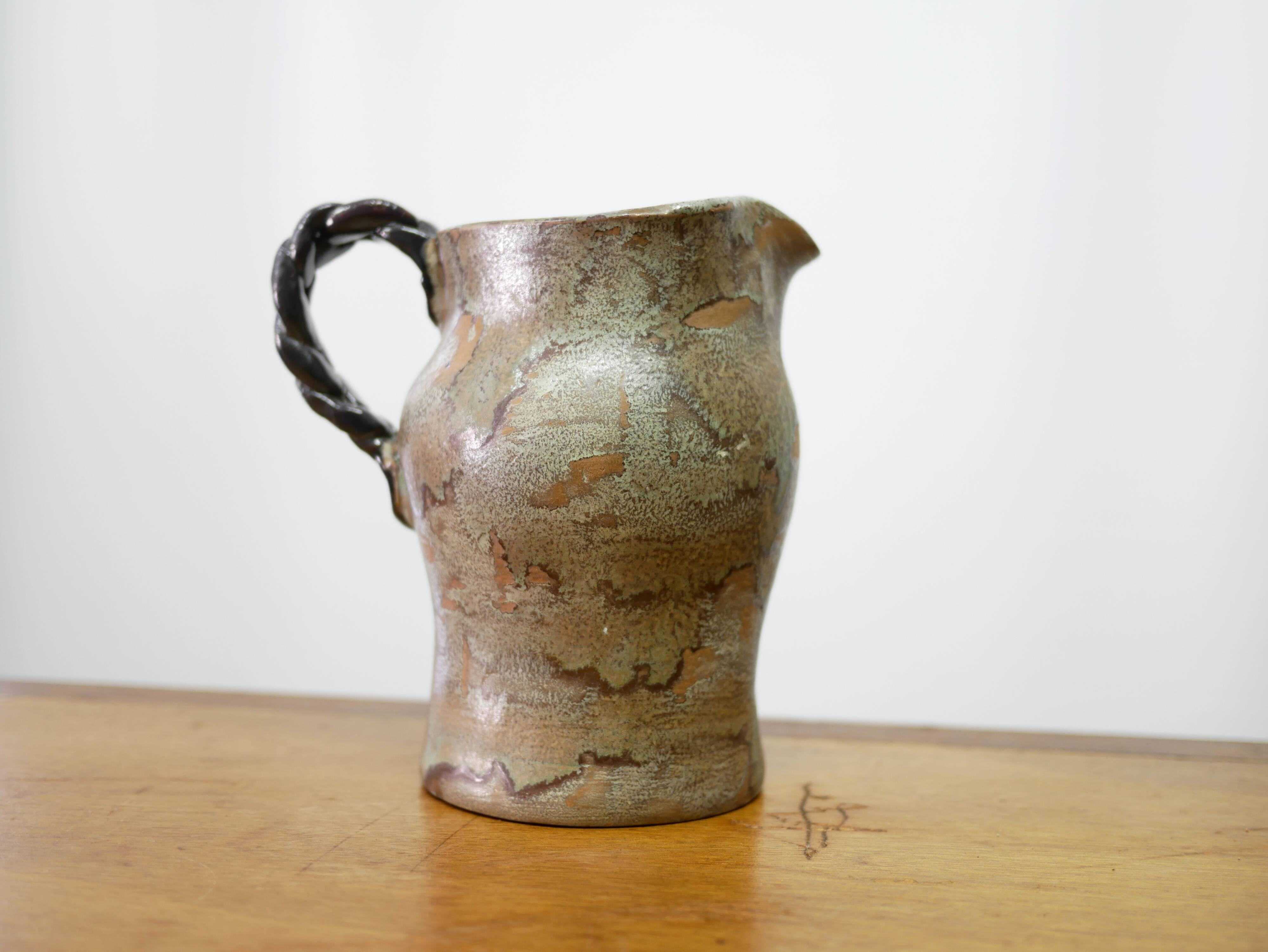 Pichet vintage en grès, Poterie de la Vallée d'Aure