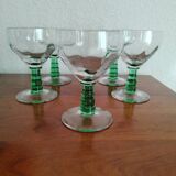 Set of 5 glasses