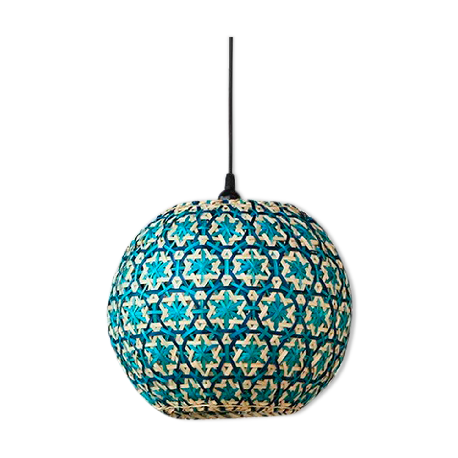 Globe bamboo lighting