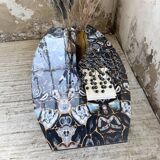 90s coffee table with Agate stone effect.