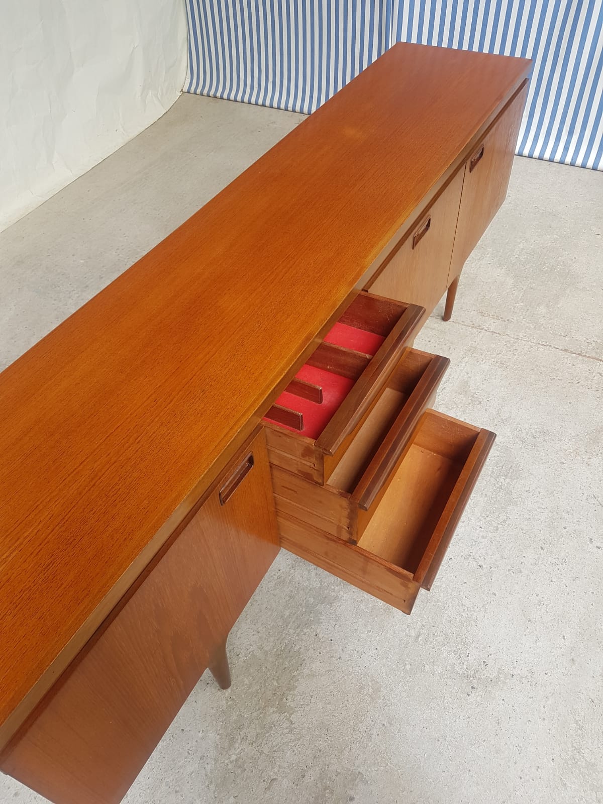 Greaves and Thomas teak sideboard credenza danish design