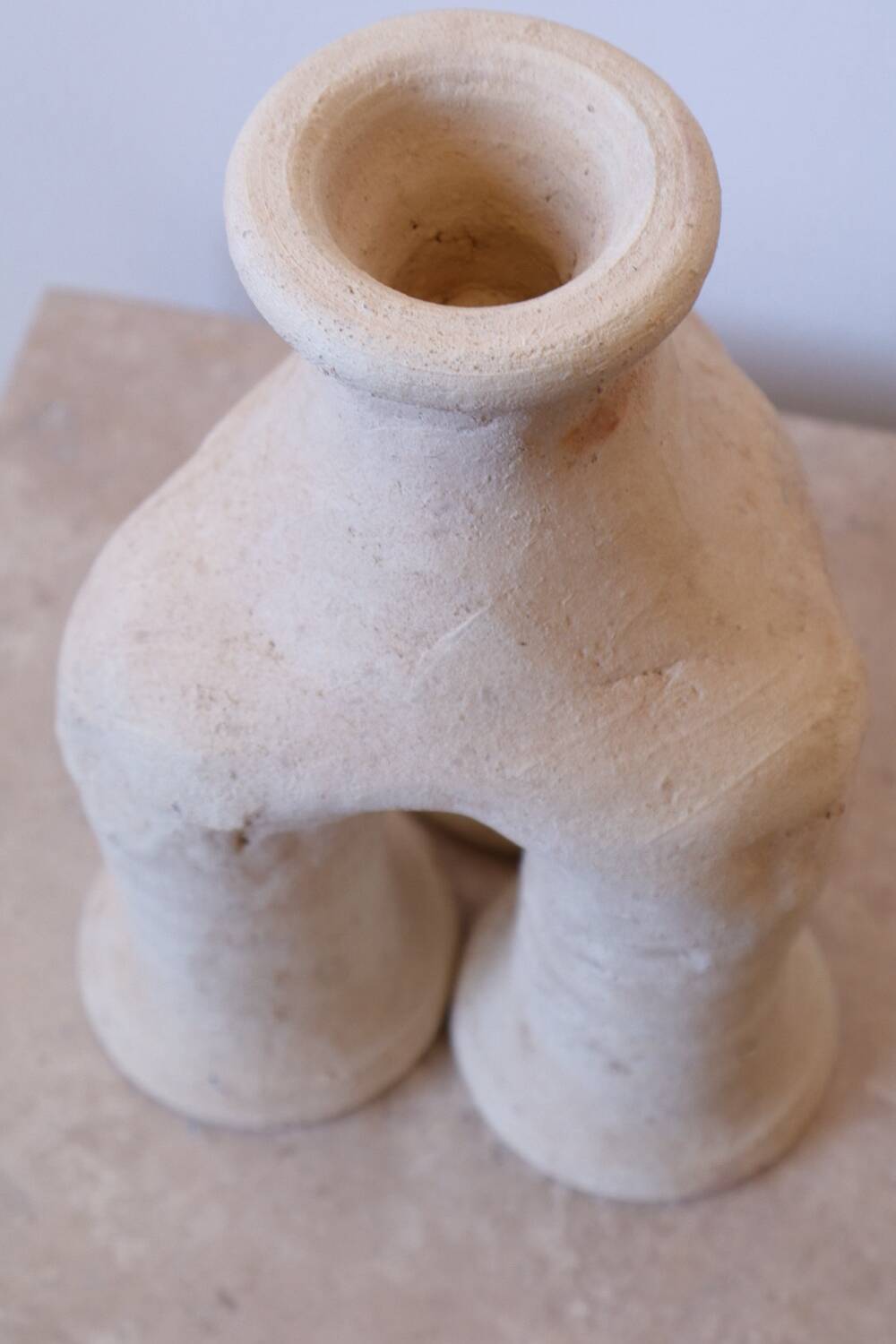 Tamegroute wabi sabi sculpture vase