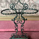 Umbrella stand in enameled cast iron and vintage iron