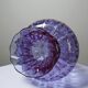Empoli vase in Alexandrite glass, transitioning from blue to pink, large textured model from the years.
