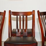 Vintage rosewood chairs from the 1970s.