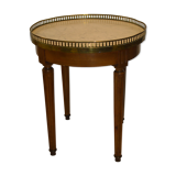 Side table in mahogany and marble top