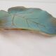 Ceramic Dish Vine Leaf Signature to identify X Luc (40cm)