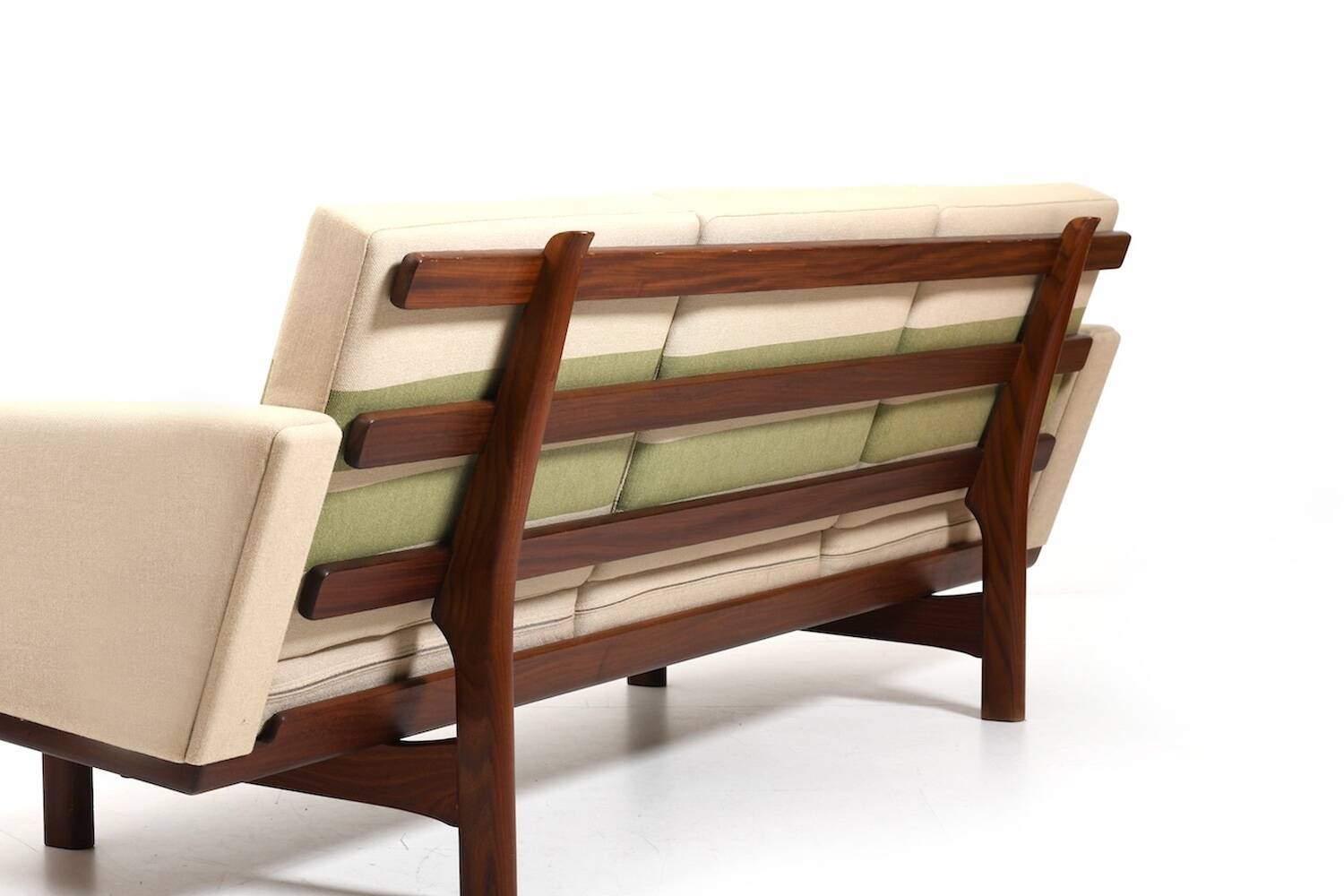 GE-236/3 Sofa in Teak by Hans J. Wegner 1960s