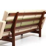 GE-236/3 Sofa in Teak by Hans J. Wegner 1960s