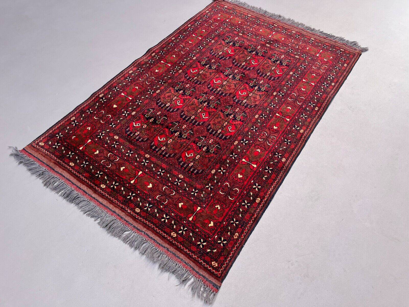 Afghan Khal Mohammadi rug 160x102 cm, vintage Turkoman Ersari rug