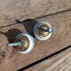 Genuine stoneware door knobs