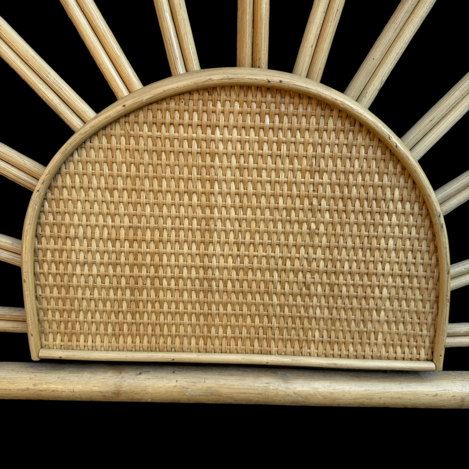 Rattan headboards from the 60s
