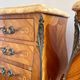 Pair French Rosewood Nightstands, Louis XV Marquetry Bedside Tables