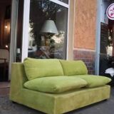 70s fireside chair and sofa duo