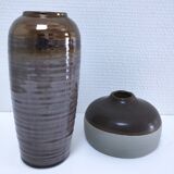 Two Broste Copenhagen designer ceramic vases