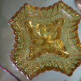 Vase en verre bicolore XIXème