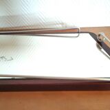 Mirror top free form wood and metal 60s