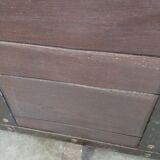 Wood and steel bar counter