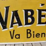 Plaque ancienne publicitaire vabe