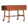 Hans Wegner Side Table / Desk with Wheels for Andreas Tuck – Oak and Teak, 1950s Danish Design