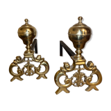 Bronze chenets