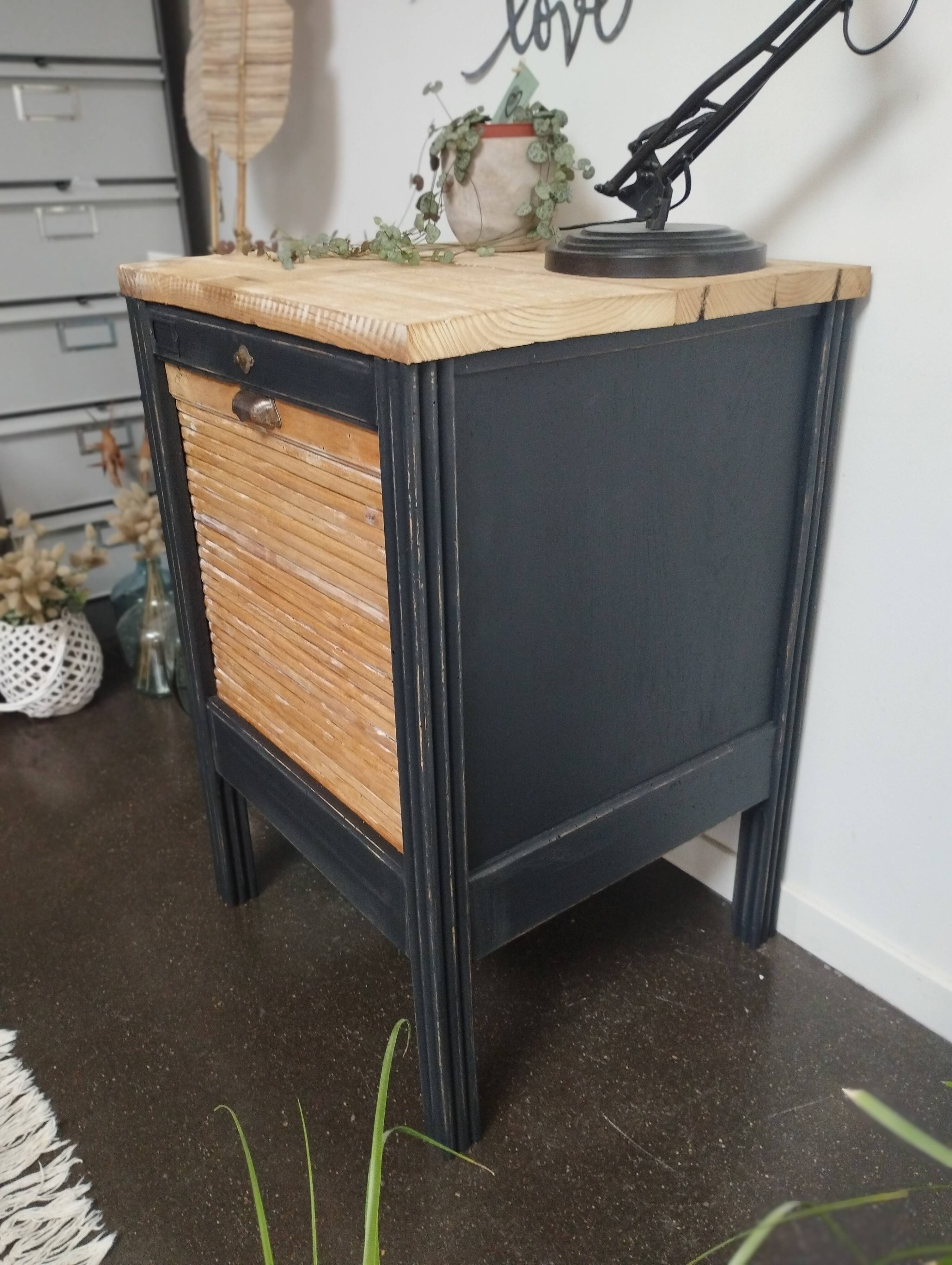Small vintage file cabinet