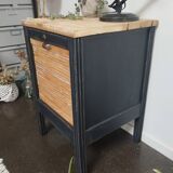 Small vintage file cabinet