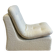 Vintage armchair - ecru boucle fabric - 1970s