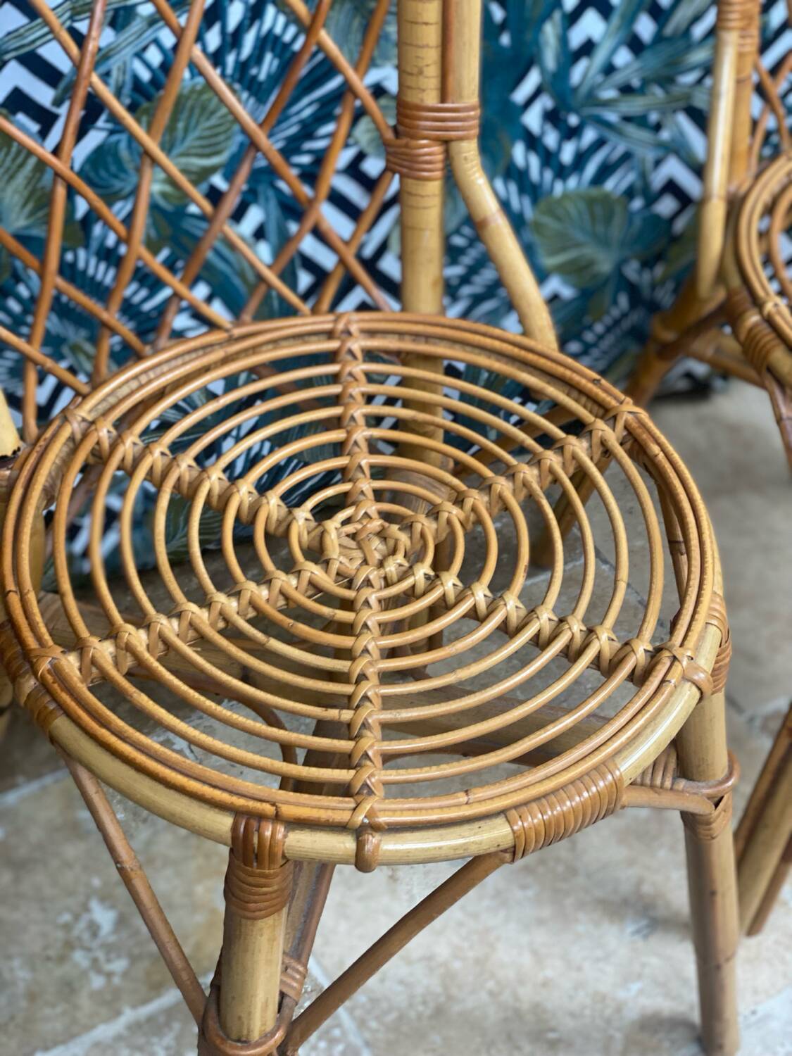Vintage rattan chairs