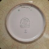 Plat en faïence de Longwy