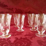 10 cristallerie de sevres wine glasses