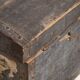 Antique dark toned trunk (circa 1910) #65