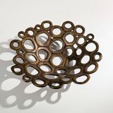 Solid brass fruitbowl