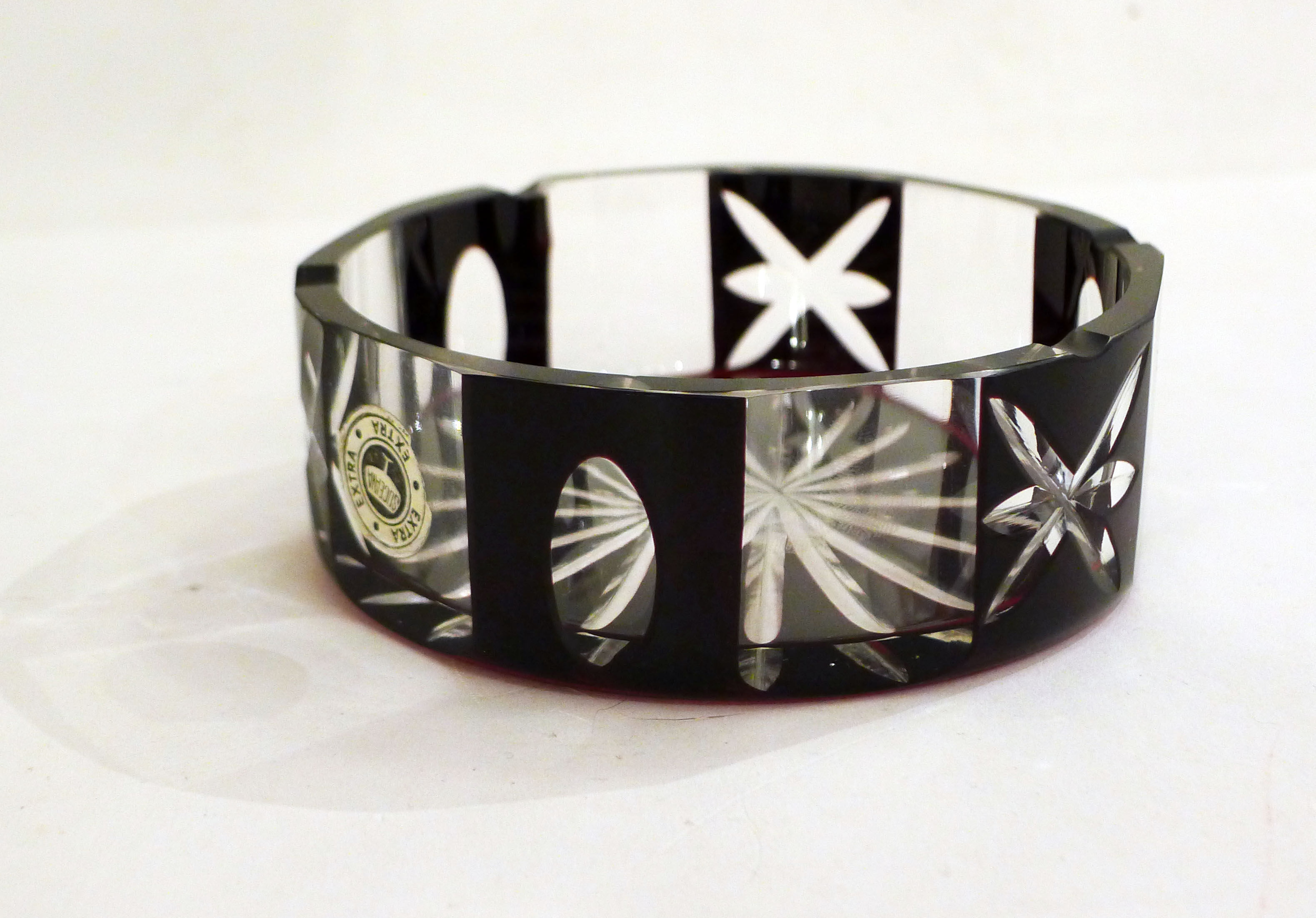 Bohemian Crystal Ashtray