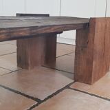 Primitive tripod coffee table