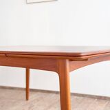 Table à manger danoise Mid-Century Modern en teck, Danemark, années 1960