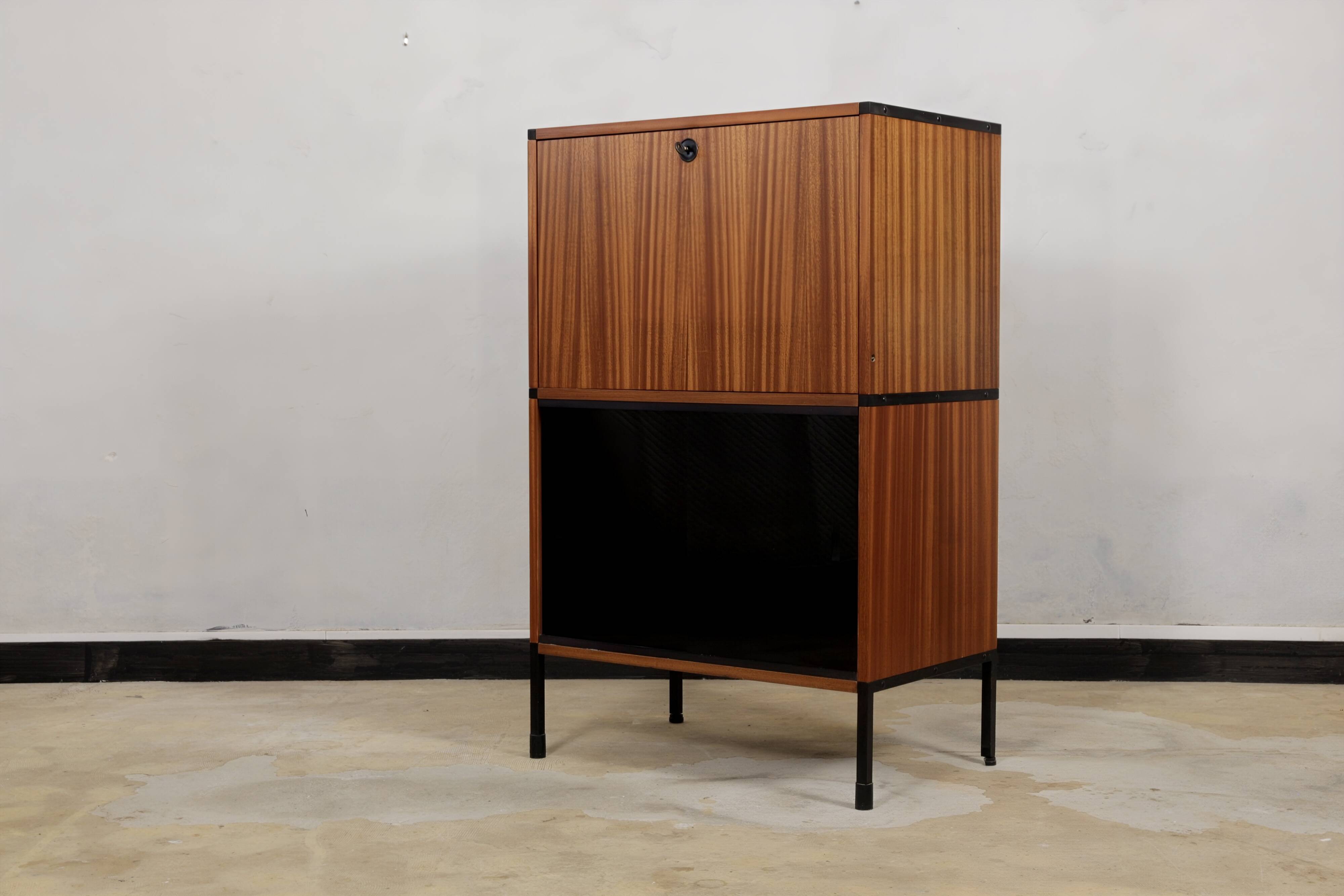 Bar cabinet/display case ARP Les Huchers de Minvielle 1960