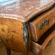 Commode style Louis XV - marqueterie de bois de rose
