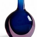 Murano Glass Large Bottle by Flavio Poli for Seguso Vetri D´Arte, Italy, 1960s