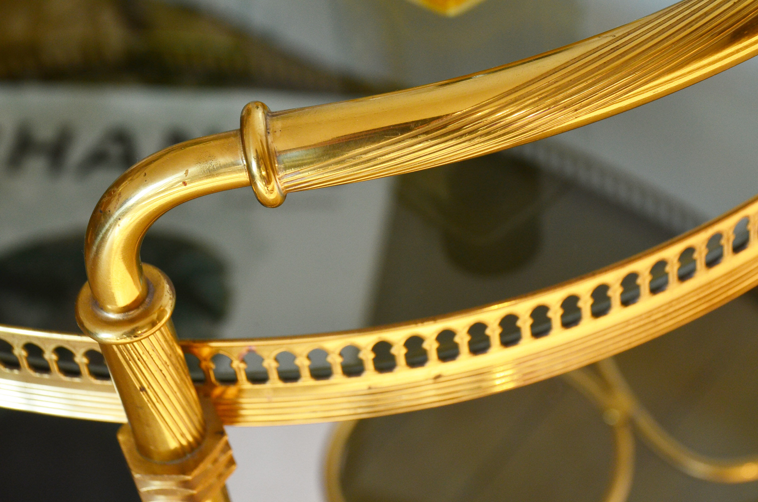 Skateboard brass glass 60 years serving