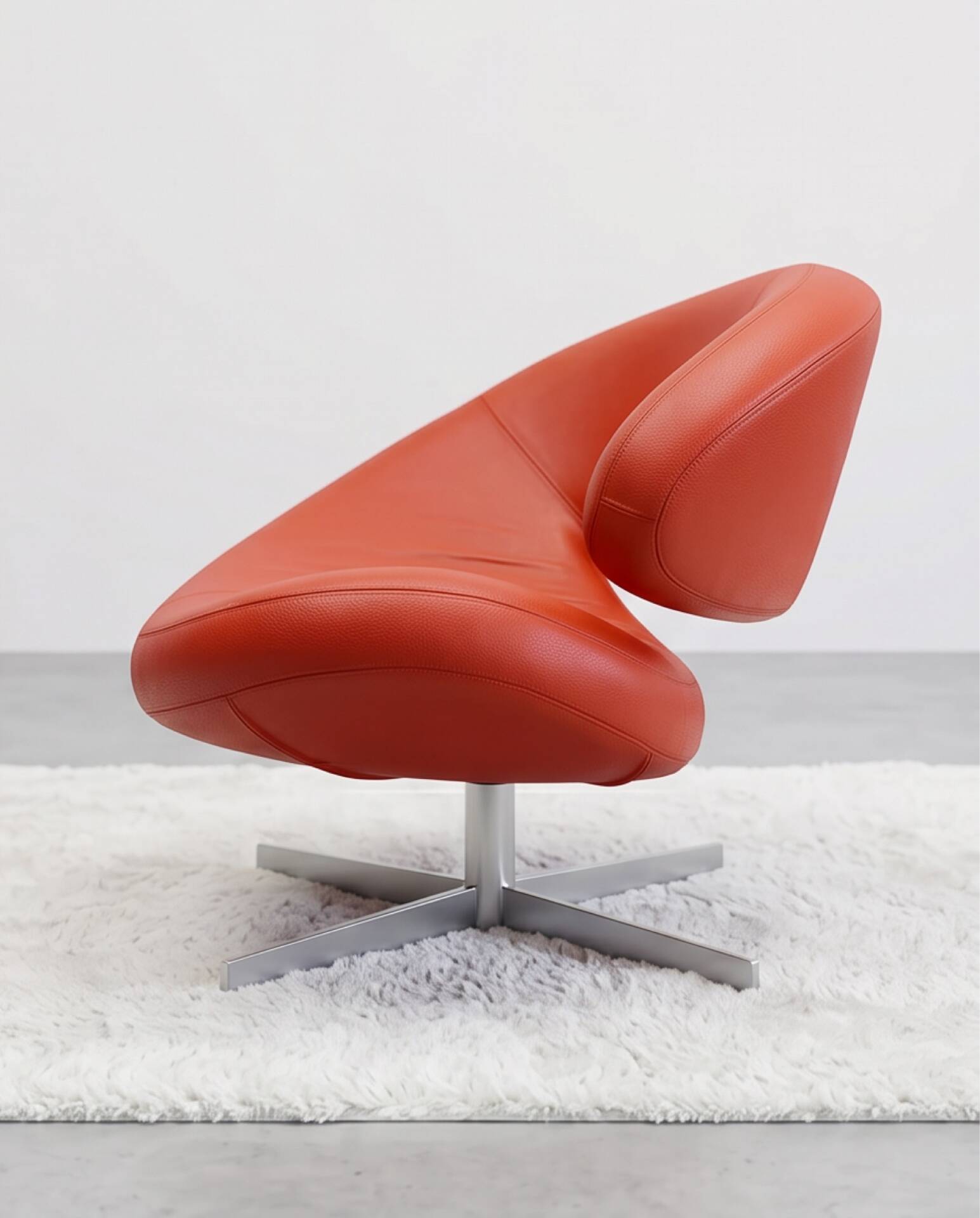 Fauteuil Nuage Roche Bobois en cuir, en état neuf.