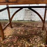 Old small solid wood desk