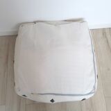 Housse de pouf Berbère Béni Ouarain à losanges noirs et blancs