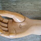 Old articulated wooden prosthesis