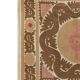 Tapis noué à la main, tapis turc vintage 140x140 cm